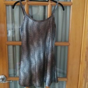 Metallic tank top